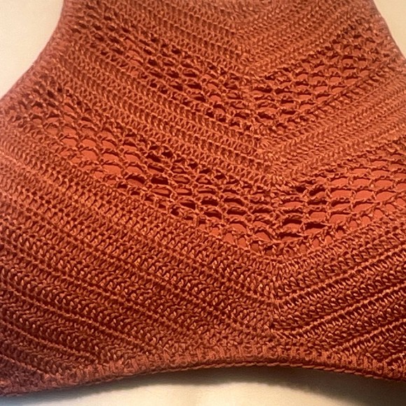 xhilaration burnt orange halter bikini top! size snall - Picture 3 of 7